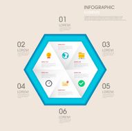 modern vector abstract step lable infographic elements N12