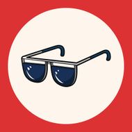 sun glasses theme elements