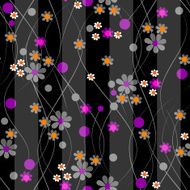 Abstract seamless floral pattern N10
