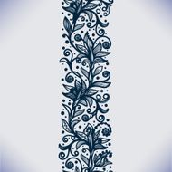 Abstract Lace Ribbon Vertical Seamless Pattern