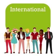 International business people team