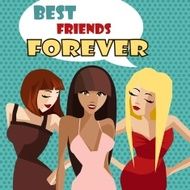 Best friends forever concept