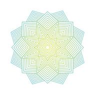 Color lineart geometric ornamental templates Vector symbols