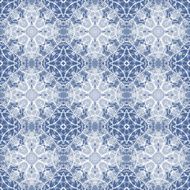 Seamless Calligraphy Pattern in white and blue N5