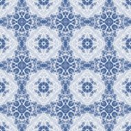 Seamless Calligraphy Pattern in white and blue N7