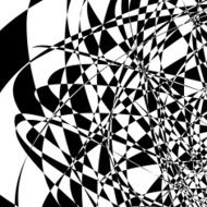 Abstract Psychedelic Art Background Vector Illustration
