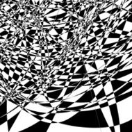 Abstract Psychedelic Art Background Vector Illustration N8