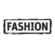 Black vector grunge stamp FESHION