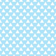 Vector geometric light blue seamless pattern Triangles simple background