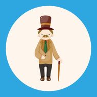 boy man cartoon theme elements N38