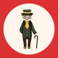 boy man cartoon theme elements N45