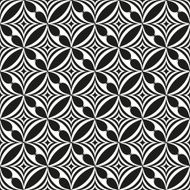 Black and white abstract seamless pattern illustration