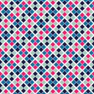 Retro beauty seamless pattern illustration