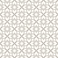 Floral seamless pattern Black and white colors