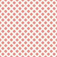Floral seamless pattern Red and white shabby colors N3