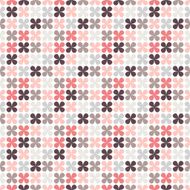 Cute retro abstract floral seamless pattern illustration