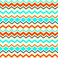 Ethnic tribal zig zag seamless pattern illustration