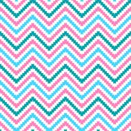 Cute tribal zig zag seamless pattern illustration N2