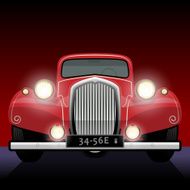 Vintage retro car N2