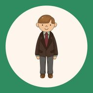 boy man cartoon theme elements vector eps N9