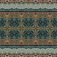 Abstract Tribal vintage ethnic seamless pattern ornamental N4