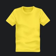 man&#039;s t-shirt in yellow N2