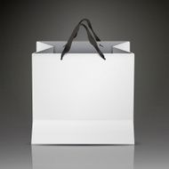 white shopping bag template