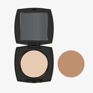vector modern face powder isolated on white