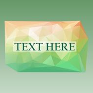 vector polygonal label for text N2