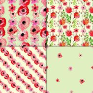 Seamless Floral Pattern N490
