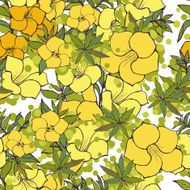Seamless Floral Pattern N491