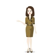 business woman presentation