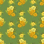 Seamless Floral Pattern N493