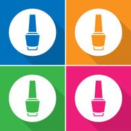 Vector nail polish Illustration EPS10 N4