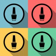 Vector nail polish Illustration EPS10 N6