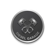 Vintage garage retro label design vector N4