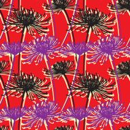 Seamless fashion pattern with flowers N4