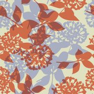 Seamless vector pattern with flowers N3