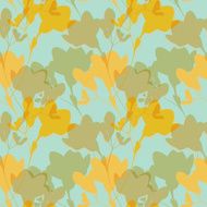 Seamless vector pattern with flowers N6