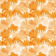 Seamless vector pattern with flowers N8