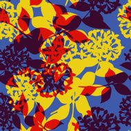 Seamless vector pattern with flowers N11