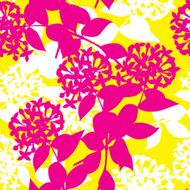 Seamless vector pattern with flowers N13