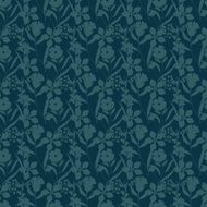 Seamless vector pattern with flowers N14
