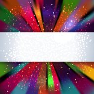 Colorful abstract light wave vector background