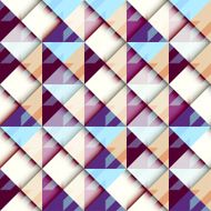 Houndstooth pattern on abstract geometric background