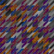 Houndstooth pattern on black background N2