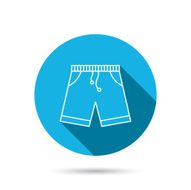 Shorts icon Casual clothes shopping sign N6