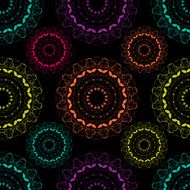 Abstract Seamless Pattern Background Vector Illustration