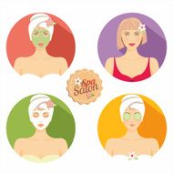 Spa salon illustration N2