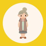 family grandmother character theme elements N5